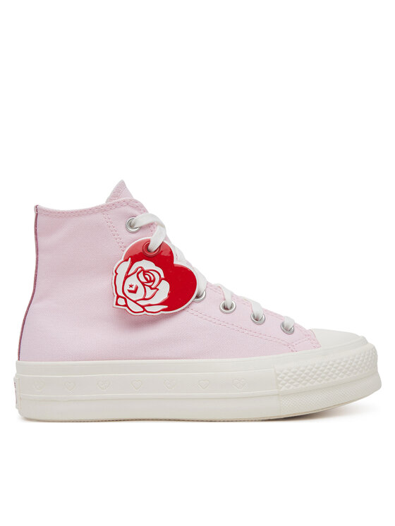 Converse Trampki Chuck Taylor All Star Lift Platform Hearts A13652C Różowy