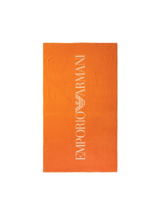 Emporio Armani Ręcznik plażowy EX000019 AF20424 U3077 Pomarańczowy