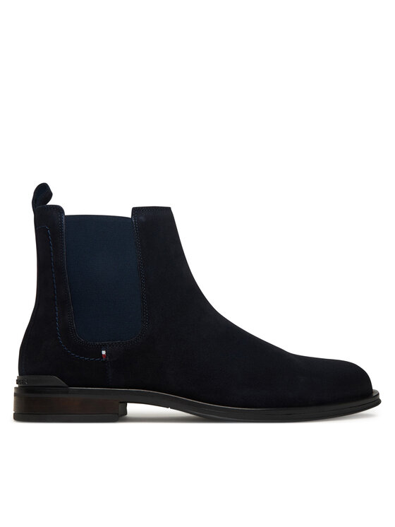Tommy Hilfiger Sztyblety Corporate FM0FM05580 Granatowy