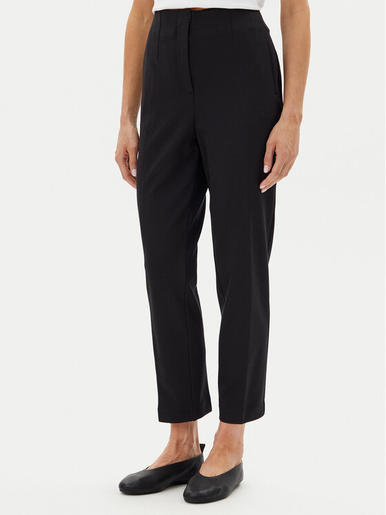 Calvin Klein Spodnie materiałowe LV044B690G Czarny Slim Fit