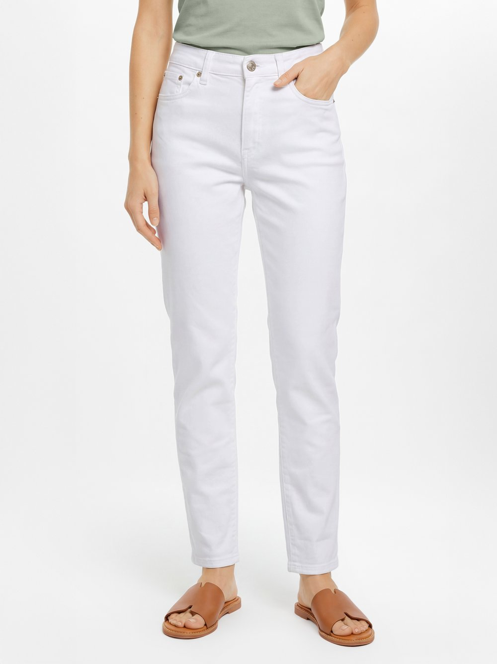 Lauren Ralph Lauren Dżinsy skinny fit Kobiety Bawełna biały, 38