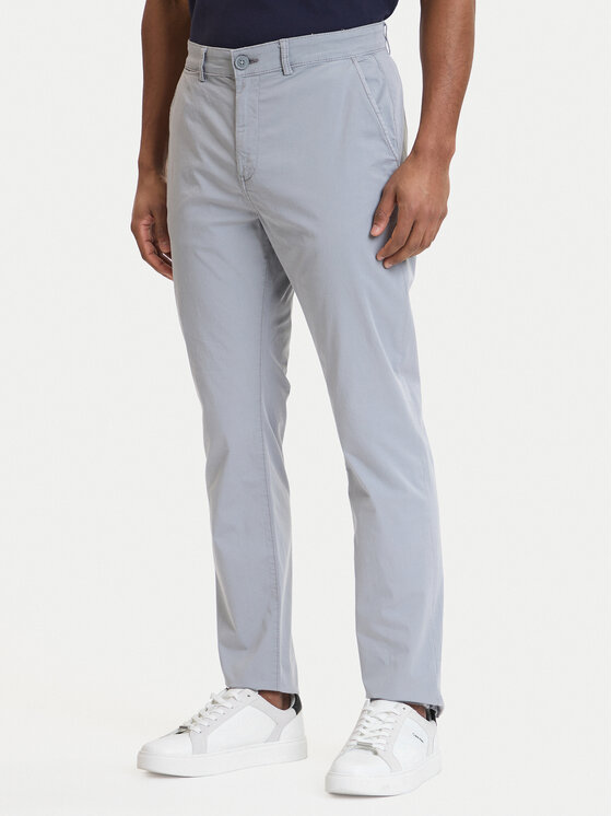Napapijri Chinosy M-Puyo NP0A4H98 Szary Slim Fit