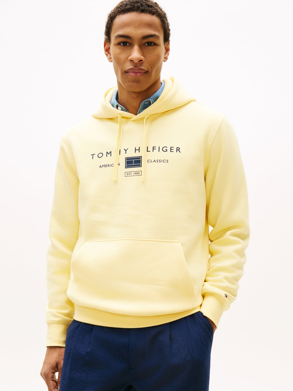 Tommy Hilfiger Bluza z kapturem Harren Mężczyźni Bawełna (100%) żółty, XXL