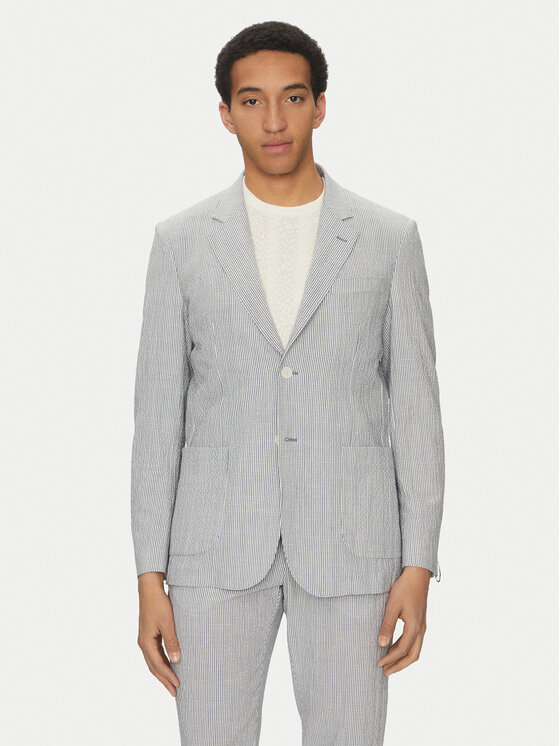 Marciano Guess Marynarka 5GHN16 2314Z Błękitny Slim Fit
