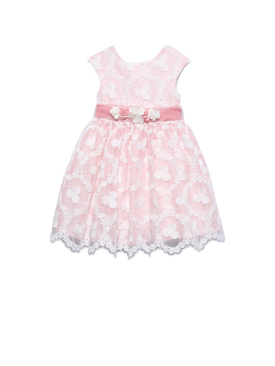 Abel & Lula Sukienka elegancka 5032 Różowy Regular Fit