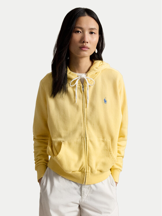 Polo Ralph Lauren Bluza 211971693502 Żółty jasny Relaxed Fit