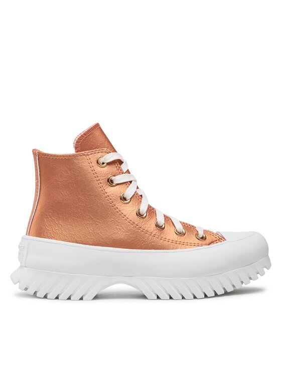 Converse Trampki Chuck Taylor All Star Lugged 2.0 Hi A01304C Pomarańczowy