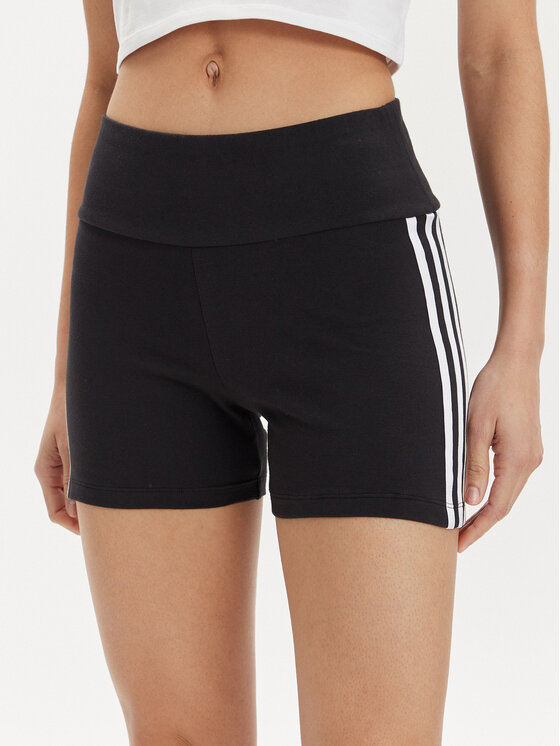 adidas Szorty sportowe 3-Stripes IP2980 Czarny Slim Fit