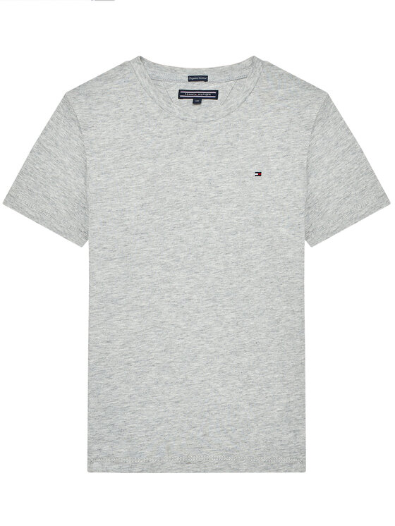 Tommy Hilfiger T-Shirt KB0KB04140 D Szary Regular Fit