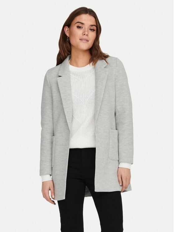ONLY Marynarka Baker 15218396 Szary Regular Fit