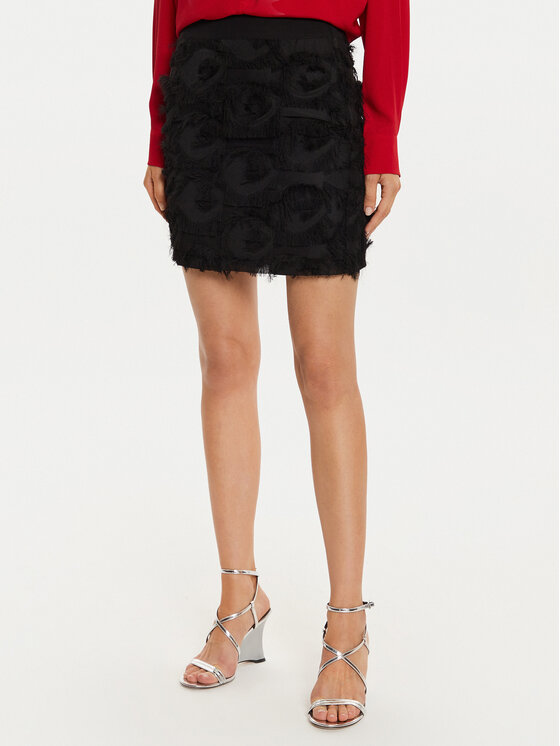 Marella Spódnica mini Damien2 2423106092 Czarny Regular Fit