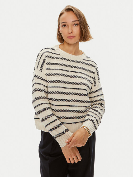 Weekend Max Mara Sweter Foster 2425366151 Beżowy Standard Fit