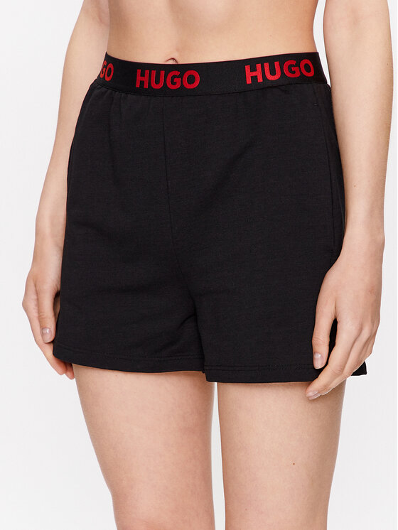 Hugo Szorty piżamowe 50490600 Czarny Regular Fit