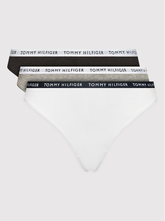 Tommy Hilfiger Komplet stringów 3p UW0UW02829 Kolorowy