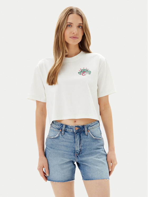 Volcom T-Shirt Alix 1 B3512505 Biały Boxy Fit