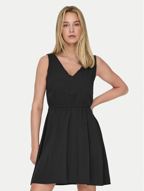 ONLY Sukienka koktajlowa Nova 15323196 Czarny Regular Fit miniaturka