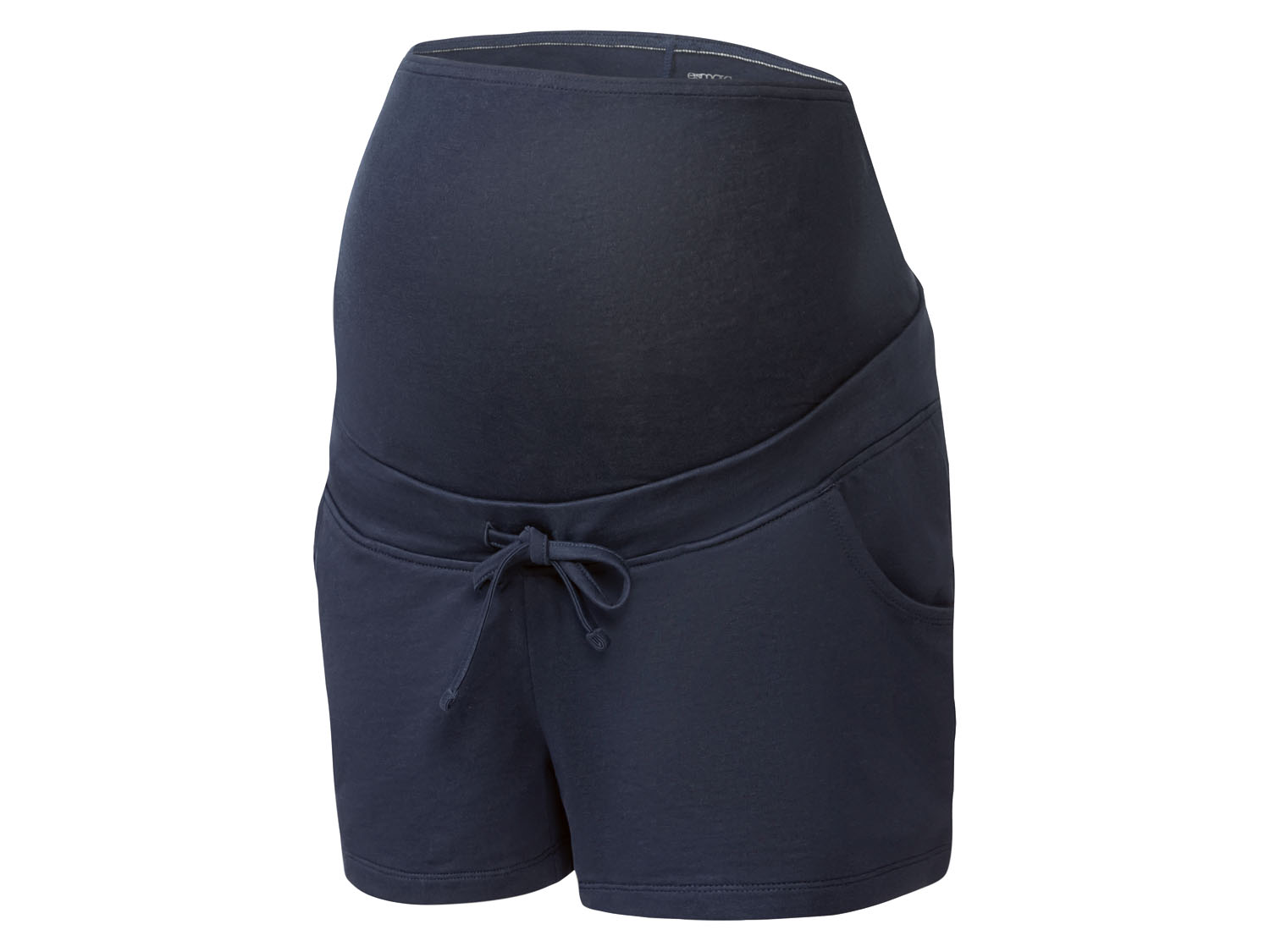 esmara® Szorty ciążowe z elastycznym pasem, z bawełną organiczną (XL(48/50), Granatowy)