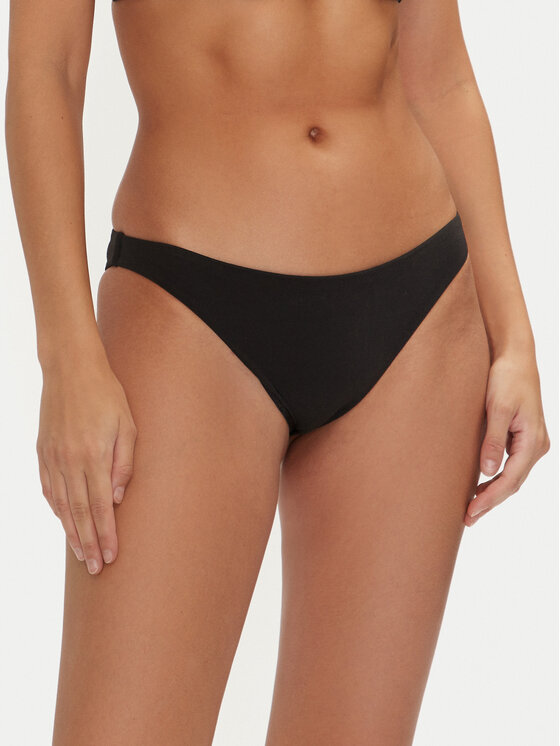 Calvin Klein Swimwear Dół od bikini KW0KW02740 Czarny