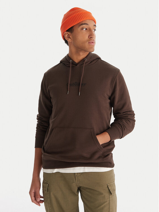 Quiksilver Bluza Screen Fleece Fineline EQYFT05136 Brązowy Regular Fit