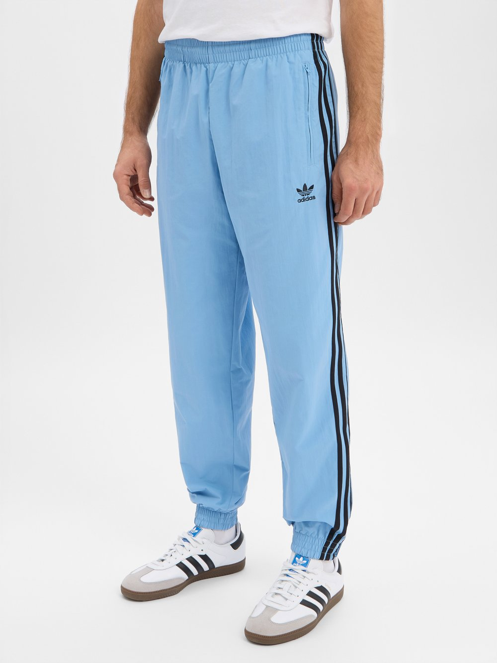 adidas Originals Męskie spodnie dresowe - Firebird Mężczyźni niebieski, L