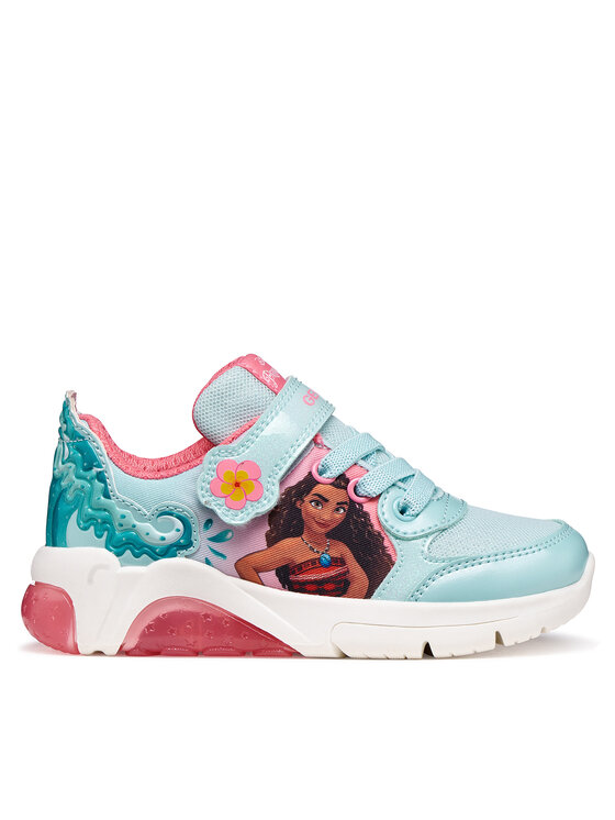 Geox Sneakersy J Fadinlight Girl J65M4D 0ANKC C3B7G D Turkusowy