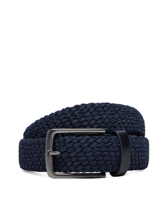 Calvin Klein Pasek Casual Pin Buckle 35Mm Fixed - LV04D7088G Granatowy