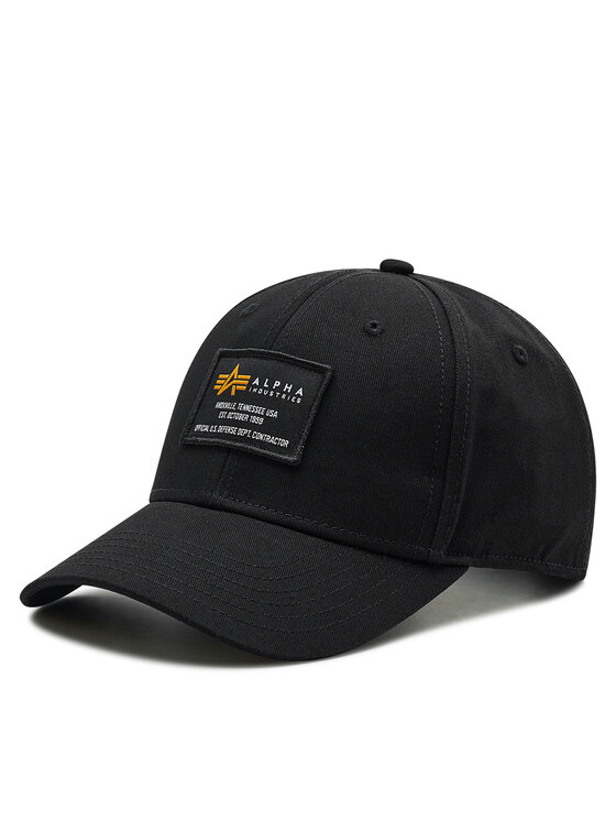 Alpha Industries Czapka z daszkiem Crew Camp 128934 Czarny
