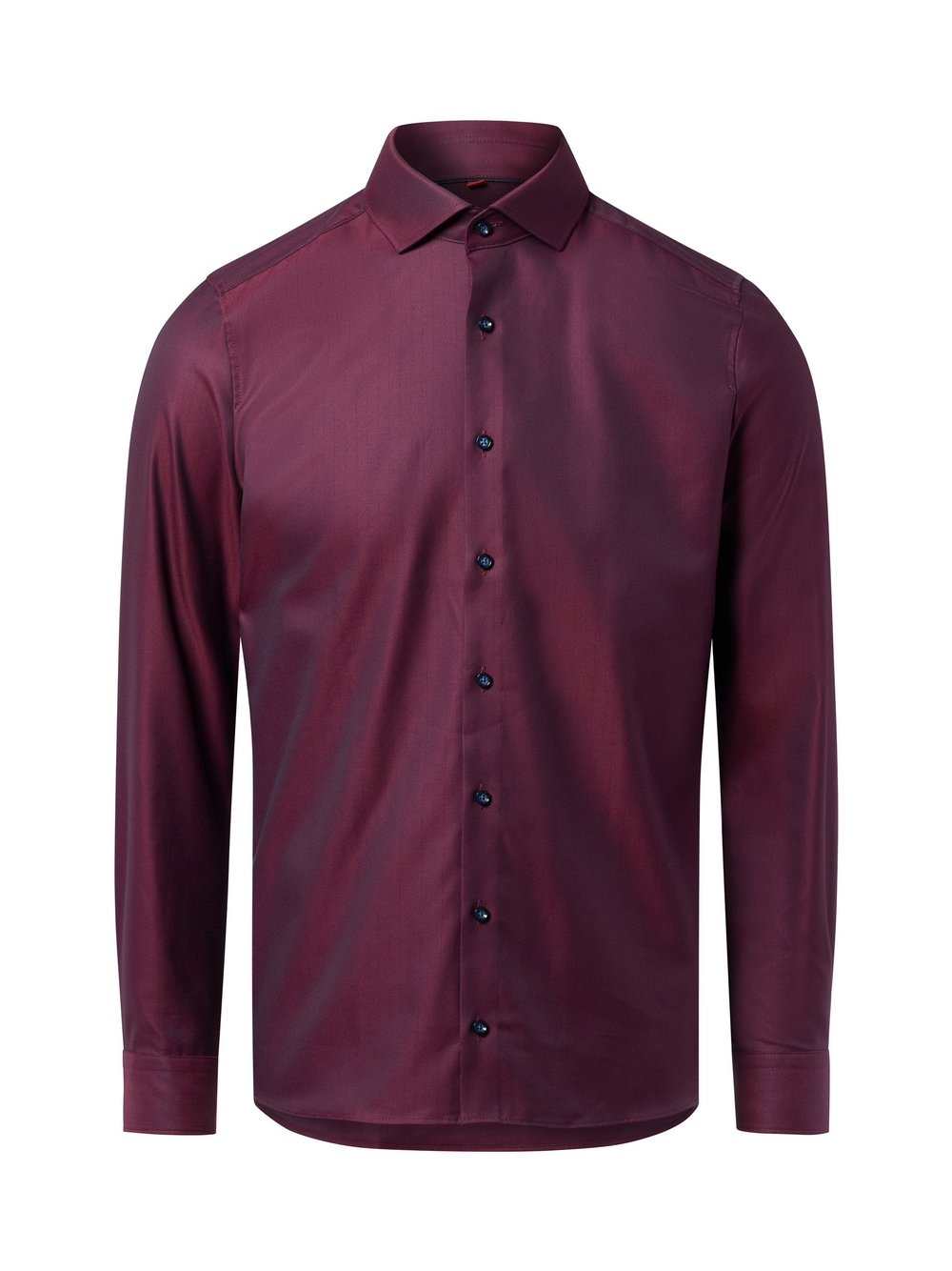 Finshley & Harding Koszula męska - non-iron Mężczyźni Slim Fit Bawełna czerwony, 40