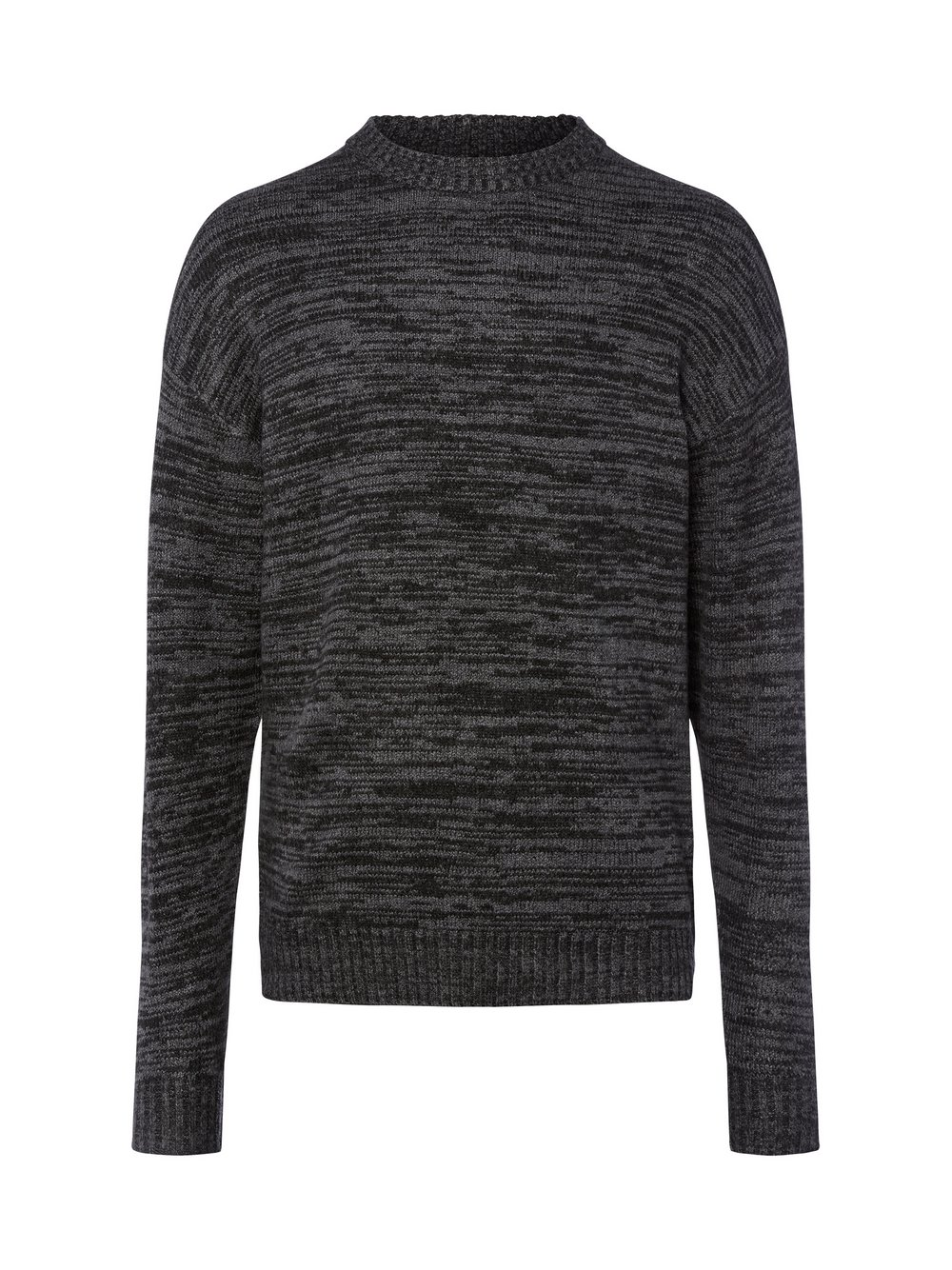 Jack & Jones Męski sweter z dzianiny - JJEsoho Ollie Mężczyźni Sztuczne włókno szary|czarny, XL