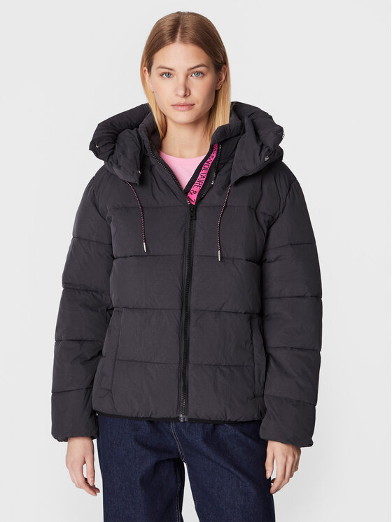 Zadig & Voltaire Kurtka zimowa Kory WWOW00572 Czarny Regular Fit