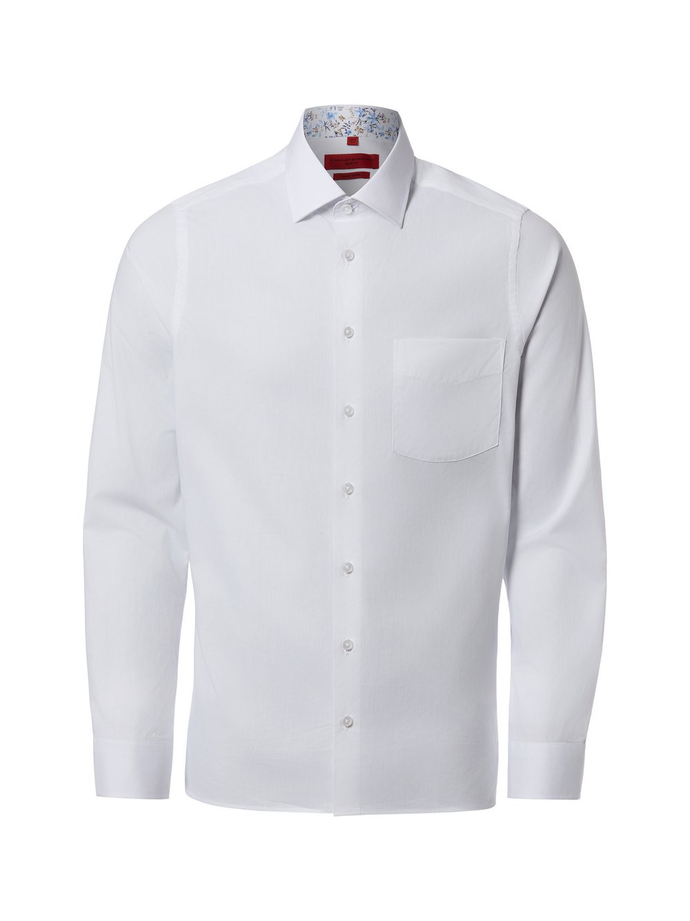 Finshley & Harding Męska koszula biznesowa - Easy Care Mężczyźni Slim Fit Bawełna biały, 40