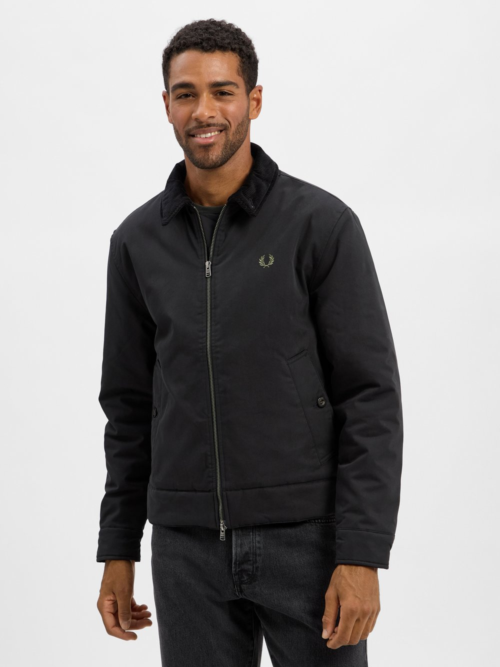Fred Perry Kurtka męska Mężczyźni czarny, S