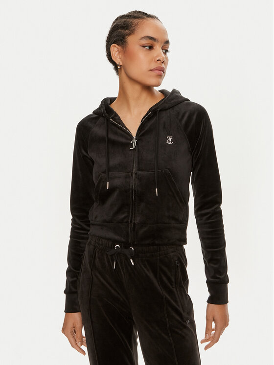 Juicy Couture Bluza Madison JCWA122001 Czarny Slim Fit