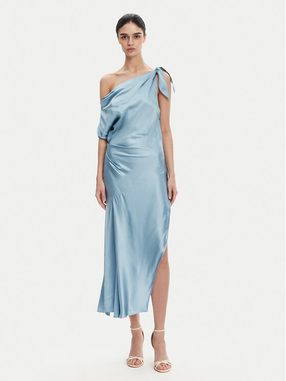 PINKO Sukienka koktajlowa 104986 A2GZ Błękitny Regular Fit