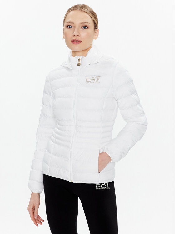 EA7 Emporio Armani Kurtka przejściowa 8NTB23 TNF8Z 0101 Biały Regular Fit