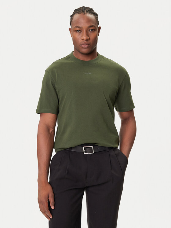 HUGO T-Shirt Dapolino 50488330 Zielony Relaxed Fit