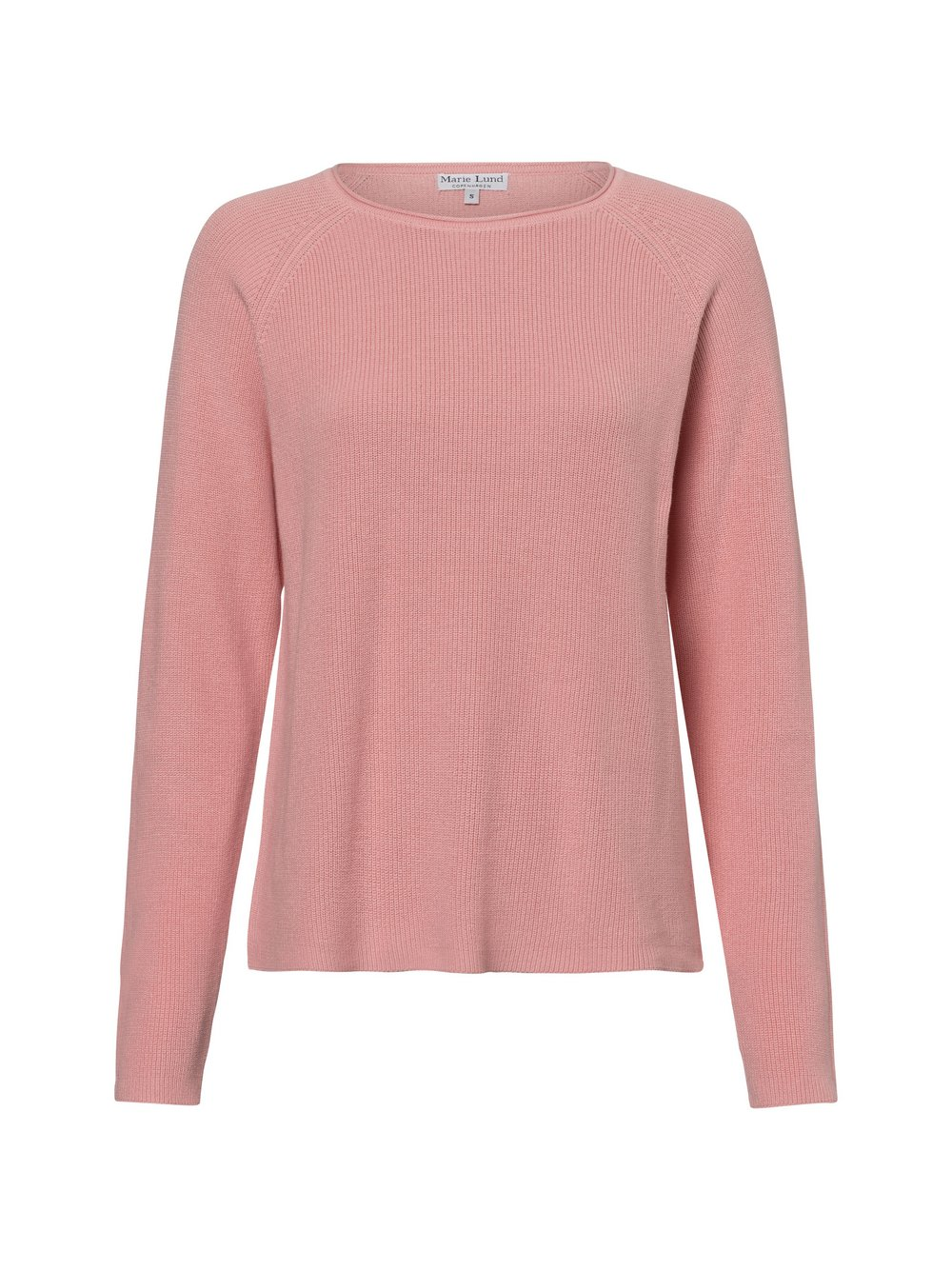 Marie Lund Sweter damski z dzianiny Kobiety Bawełna różowy, XL