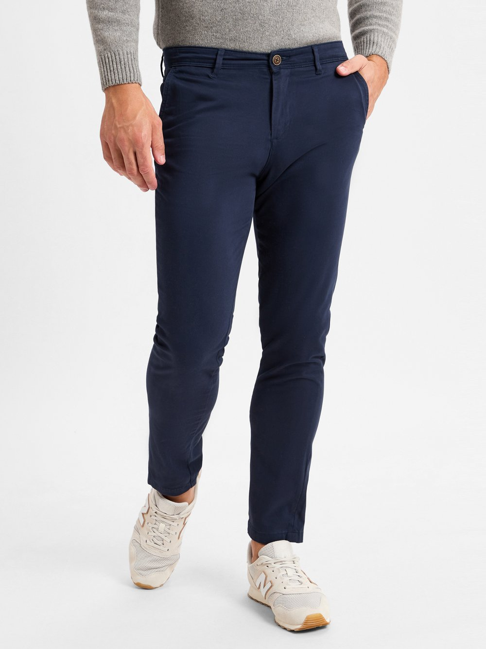 Jack & Jones Chinosy Mężczyźni Bawełna niebieski, 31-30