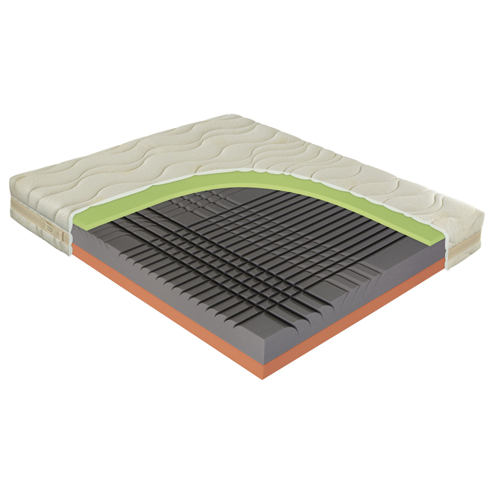 Materac Spinal Duo Materasso 120x200 cm piankowy, wyrób medyczny, H3 średnio twardy