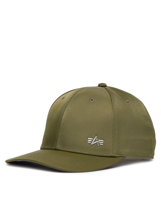 Alpha Industries Czapka z daszkiem Metal Label 156905 Zielony