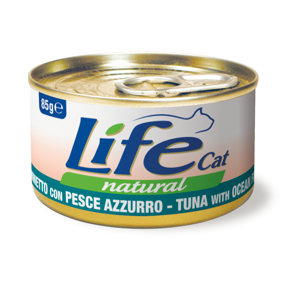 Korzystny pakiet Life Cat Natural Adult, 24 x 85 g - Tuńczyk z rybą morską