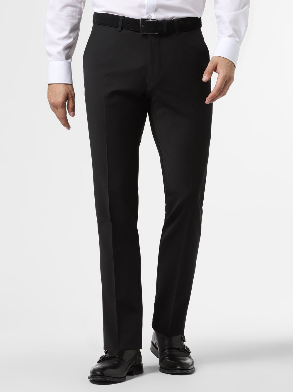 Drykorn Męskie spodnie od garnituru modułowego Mężczyźni Slim Fit czarny, 52