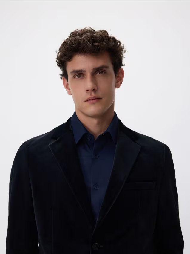 Reserved - Marynarka slim fit - czarny