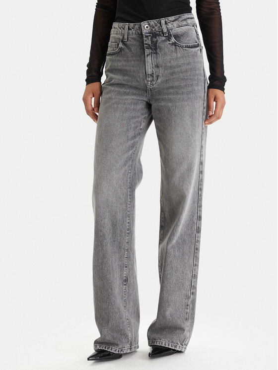 Patrizia Pepe Jeansy 8P0487/D1WZN-S757 Szary Regular Fit
