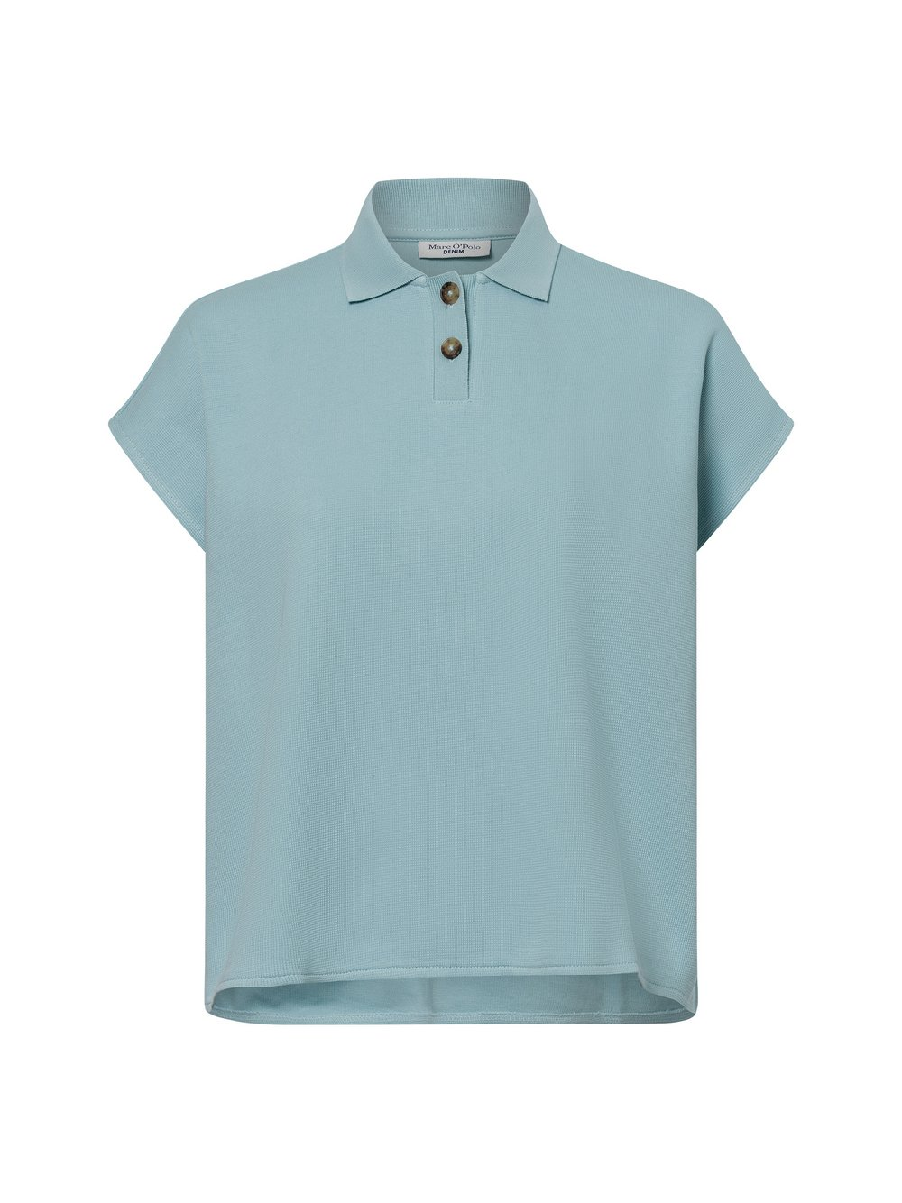 Marc O'Polo Denim Damska koszulka polo Kobiety Bawełna niebieski, S