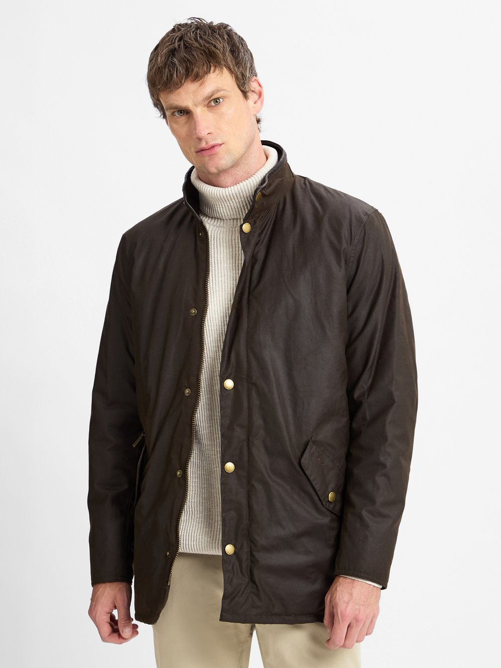 Barbour Kurtka męska Mężczyźni Bawełna zielony, XXL