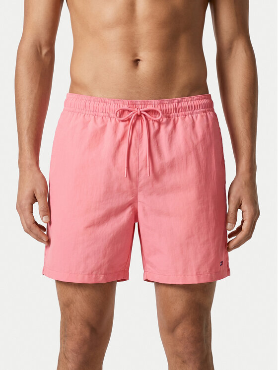 Tommy Hilfiger Szorty kąpielowe UM0UM03477 Różowy Regular Fit