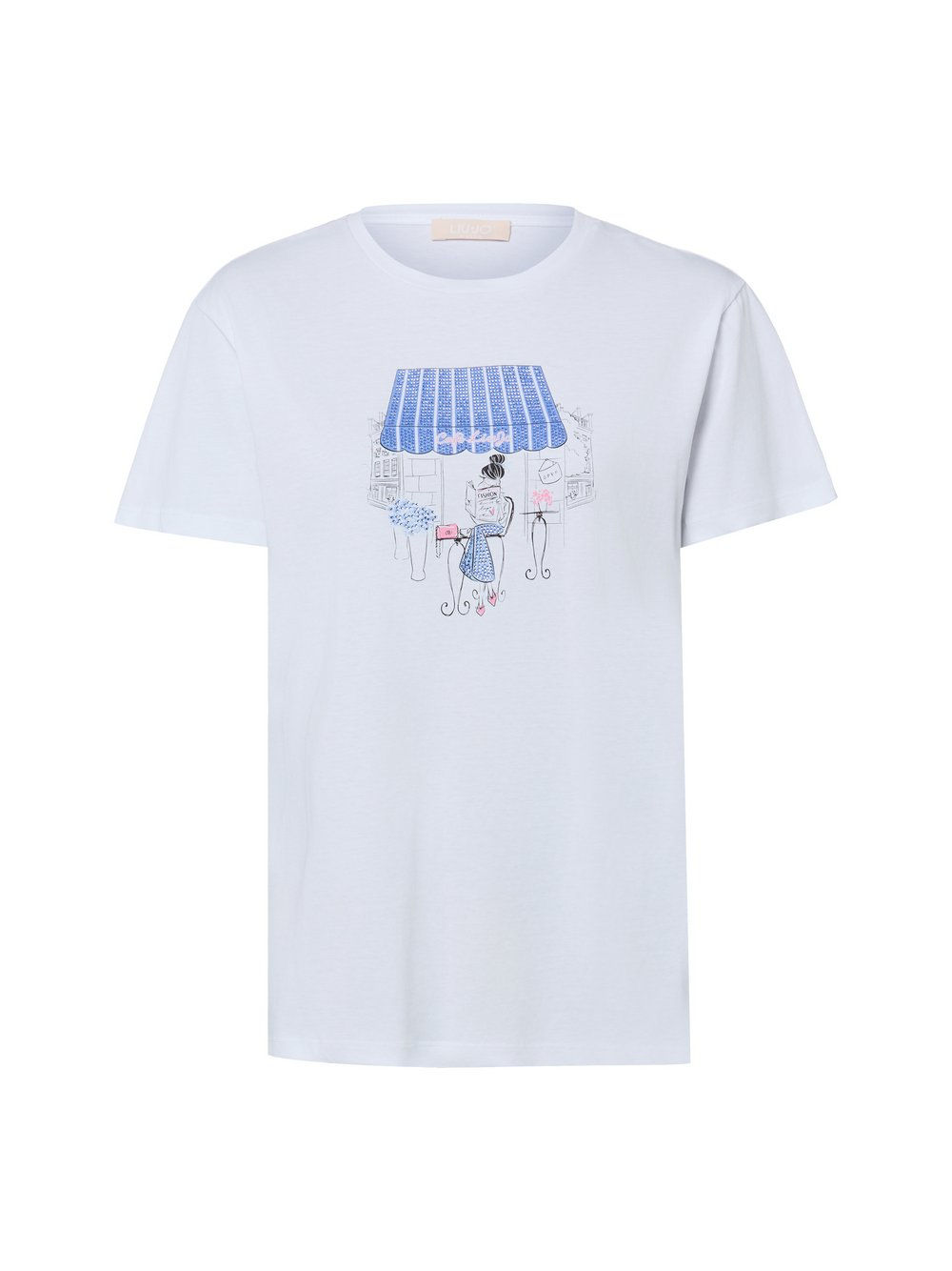 Liu Jo Collection Koszulka damska Kobiety Bawełna (100%) biały, XL