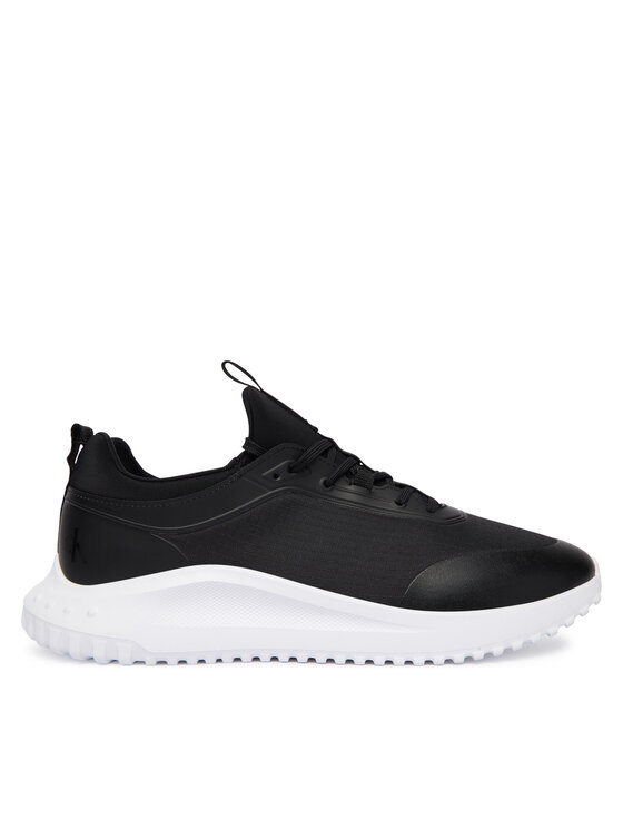 Calvin Klein Sneakersy Eva Runner Laceup Sock Mat Mix YM0YM01443 Czarny