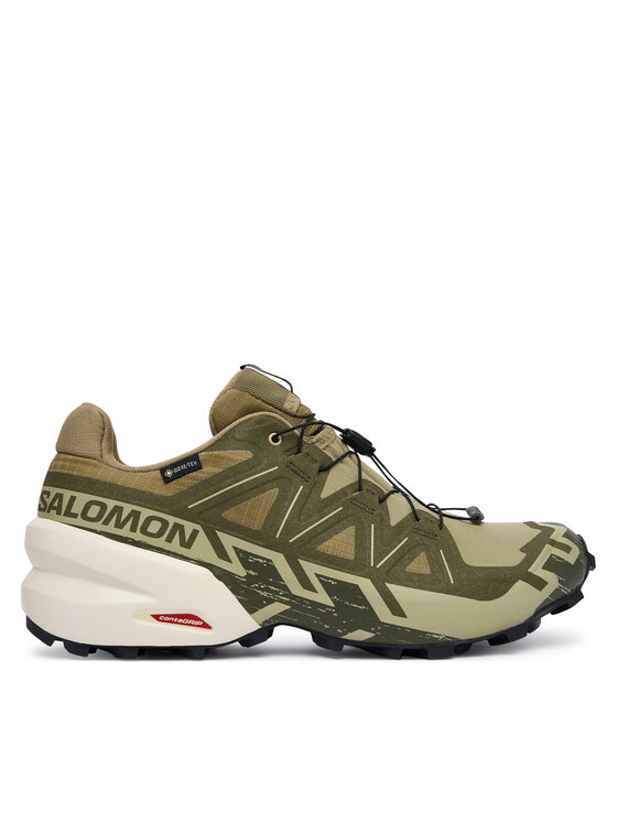Salomon Buty do biegania Speedcross 6 Gore-Tex L47985500 Zielony